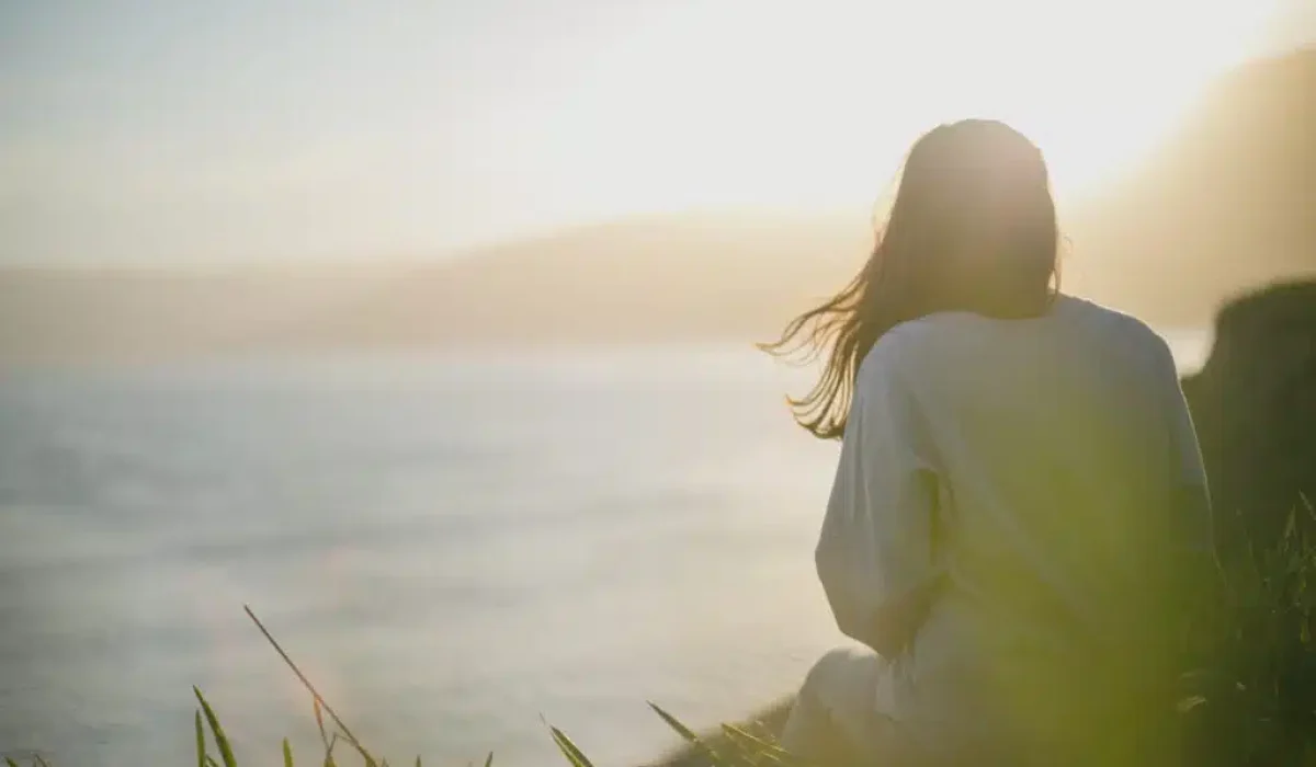 Woman on a Nature View